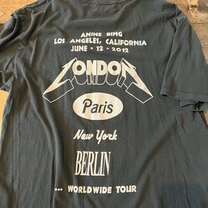 Anine Bing black vintage tee. Slightly used. Size M